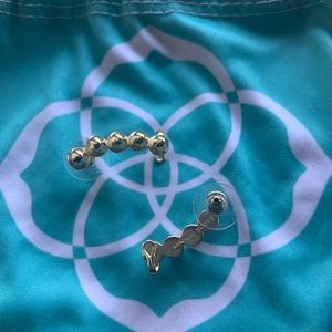 Kendra Scott Studded Ear Climbers Gold